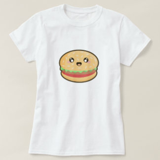 Camiseta Hamburger de Kawaii