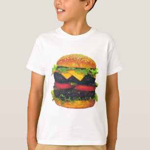 Camiseta Hamburger de luxe dobro com queijo