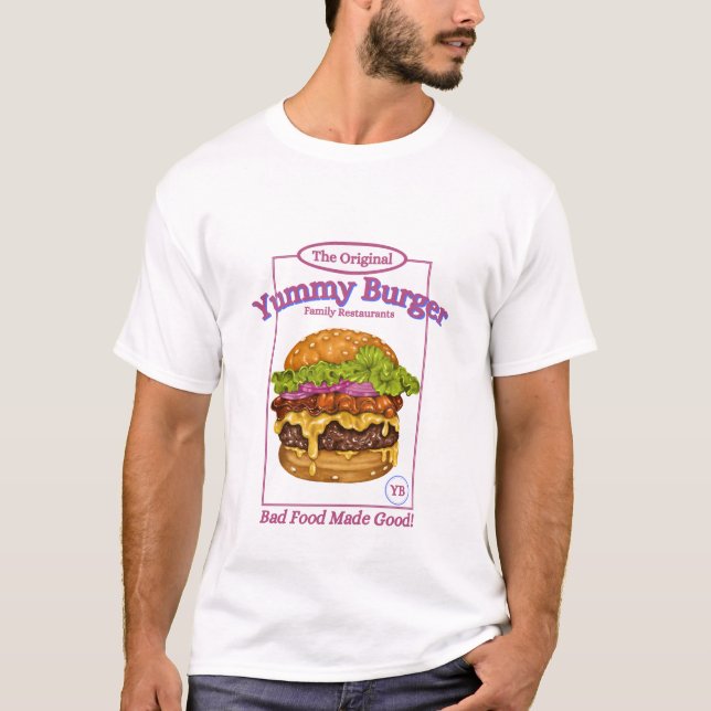 Camiseta Hamburger delicioso (Frente)