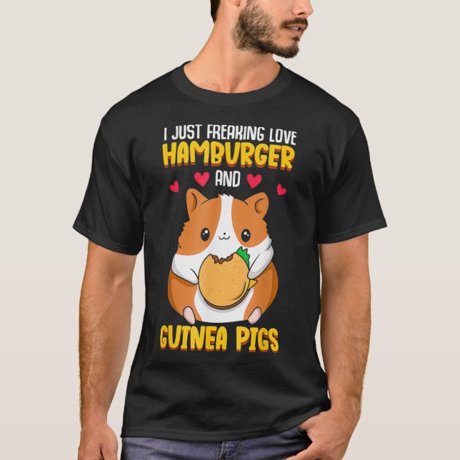 Camiseta Hamburger e Guiné Pig (Frente)
