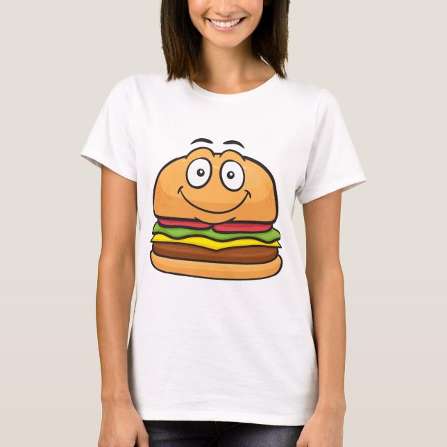 Camiseta Hamburger Emoji (Frente)