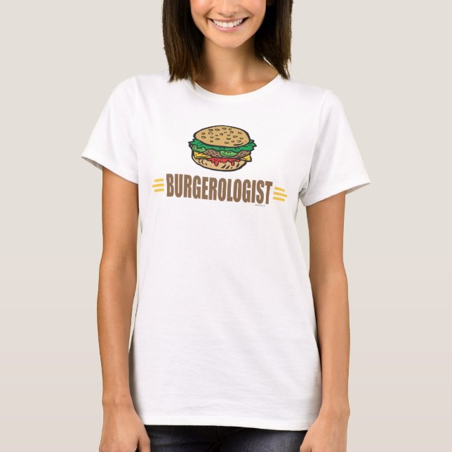 Camiseta Hamburger Engraçado (Frente)