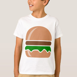 Camiseta Hamburger fast food um sanduíche
