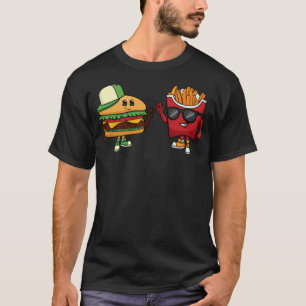 Camiseta Hamburger & French Fries Chef pastris cozido chef