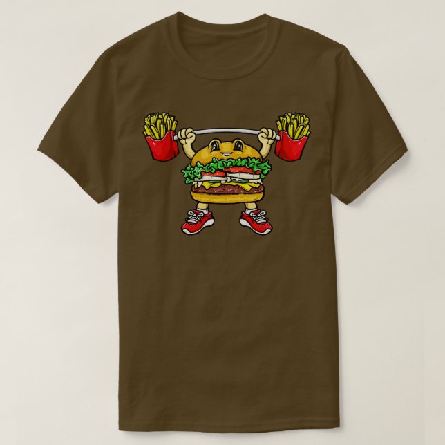Camiseta Hamburger Fries (Frente do Design)