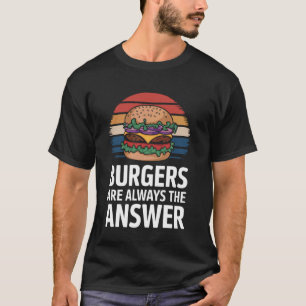 Camiseta Hamburger Hambúrgueres São Sempre A Resposta