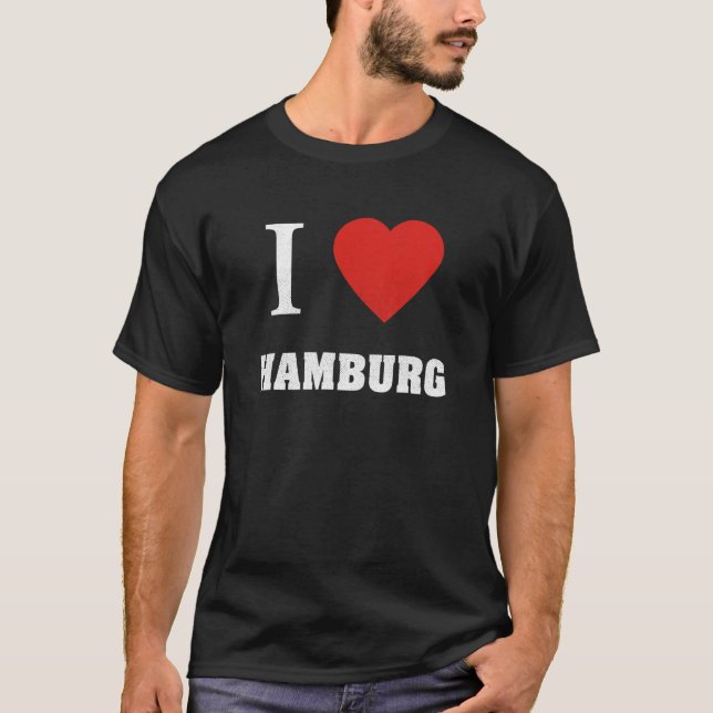 Camiseta Hamburger Norte Alemanha Harbour Low Germ (Frente)