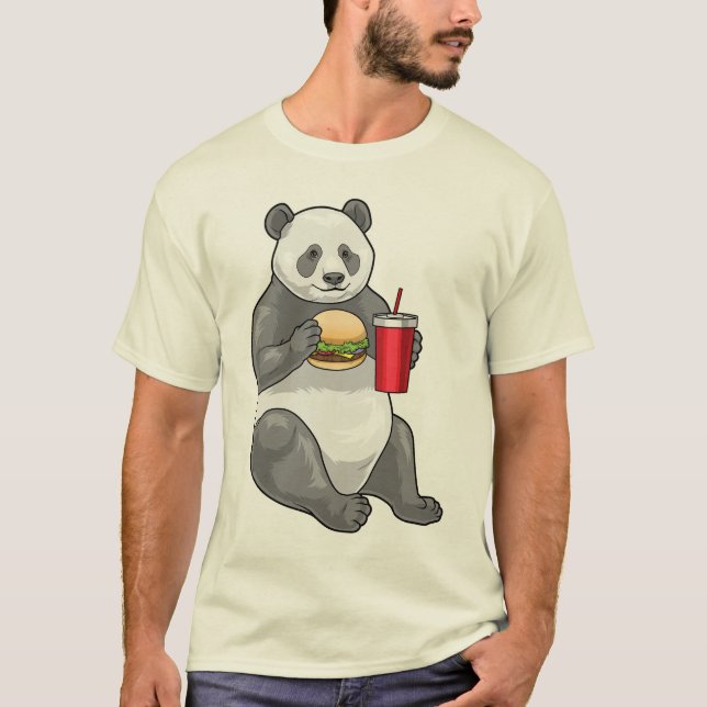 Camiseta Hamburger Panda (Frente)
