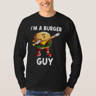 Camiseta Hamburger Para Homens Papa Burger Comida Cheesebur