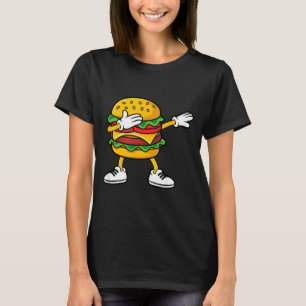Camiseta Hamburger Queijo Bbq Amantes Divertido Burger Dabb
