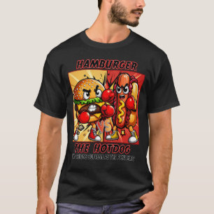 Camiseta Hamburger vs Hotdog - Picnic King
