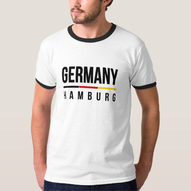 Camiseta Hamburgo Alemanha (Frente)