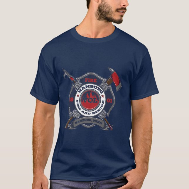 Camiseta Hamburgo, Departamento de Incêndio Mineiro. (Frente)
