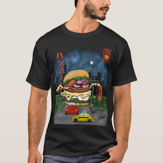 Camiseta hambúrguer (Frente)