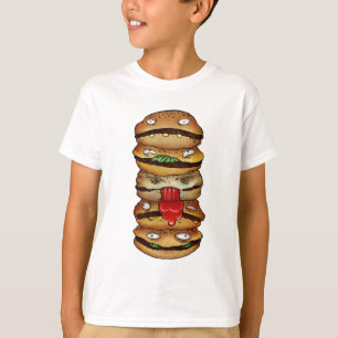 Camiseta Hamburguer da criança!