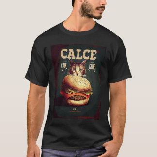 Camiseta Hambúrguer de Café Gato