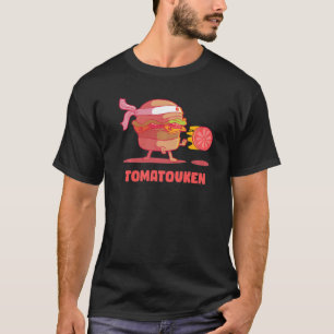 Camiseta Hambúrguer Hadouken Luta de Rua Tomate em V Fast F