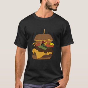 Camiseta Hambúrguer Hamburguer Hambúrguer