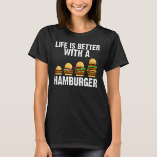 Camiseta Hambúrguer Para Homens Comidas Cheeseburger Figuru