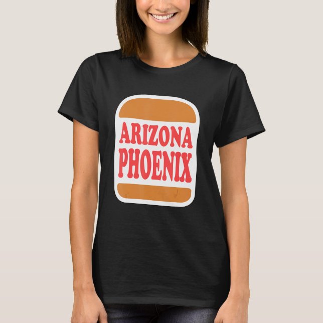 Camiseta Hambúrguer Phoenix Arizona (Frente)