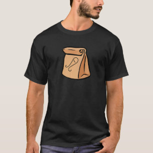 Camiseta Hambúrgueres Foguete Peixe Saco de Papel Show da F