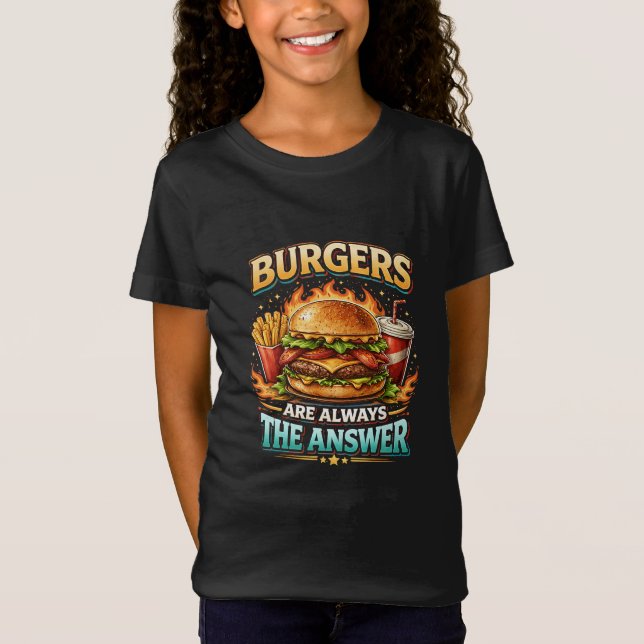 Camiseta Hambúrgueres São Sempre a Resposta (Frente)