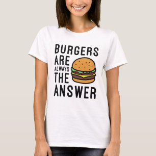 Camiseta Hambúrgueres São Sempre a Resposta