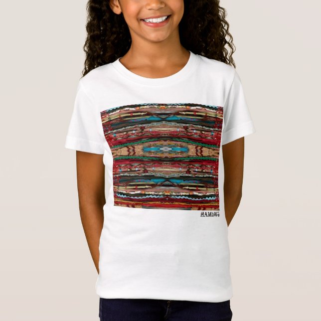 Camiseta HAMbWG - Camisa-T para crianças - Design boêmia (Frente)