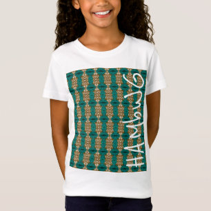 Camiseta HAMbWG - Camisa-T-Rapariga - Azeitona-Teal