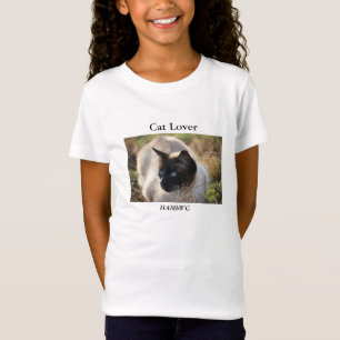 Camiseta HAMbWG - Roupa americano das raparigas do Gato Lov