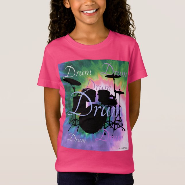 Camiseta HAMBWG - T-shirt - Drums (Frente)