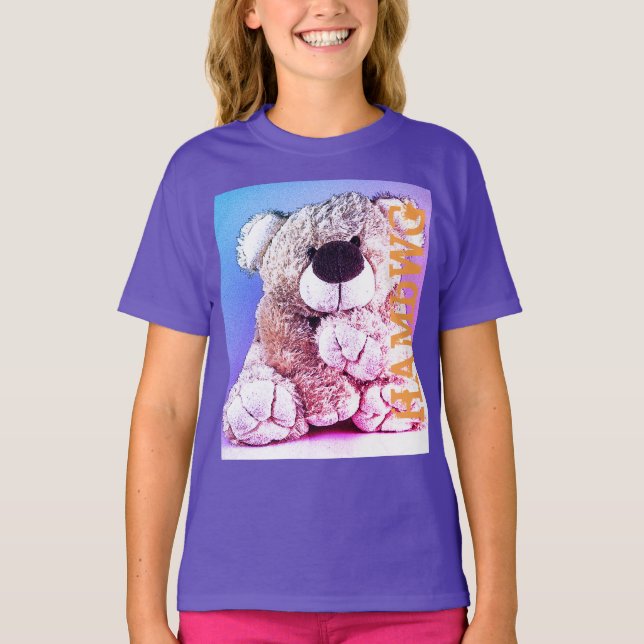Camiseta HAMbWG - T-shirt infantil - Urso de Teddy (Frente)