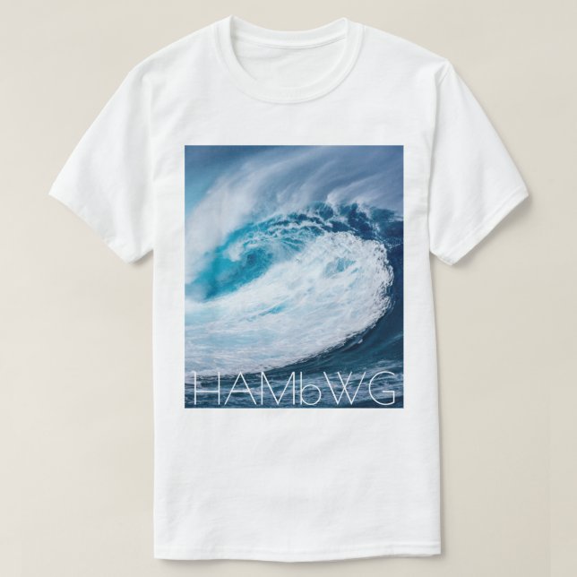 Camiseta HAMbWG - T-Shirt - Onda (Frente do Design)