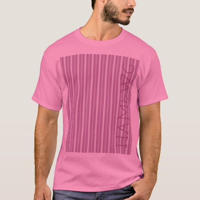 Camiseta HAMbWG - T-Shirt - Stripe Rosa (Frente)