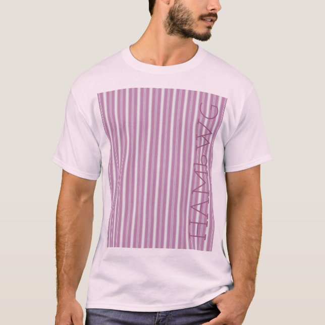 Camiseta HAMbWG - T-Shirt - Stripe Rosa (Frente)