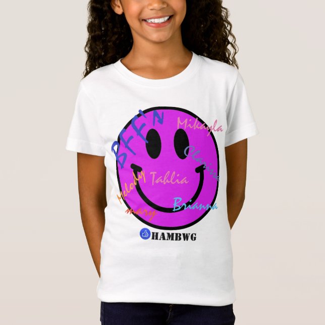 Camiseta HAMbWG - T-Shirts - BFF Emoji Amarelo (Frente)