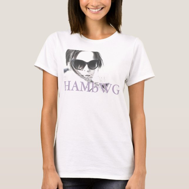 Camiseta HAMbWG - T-Shirts - HAMbWG B W Face w Logo 4 (Frente)