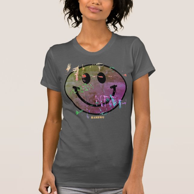 Camiseta HAMbWG - T-Shirts - Sorria Face Distante (Frente)
