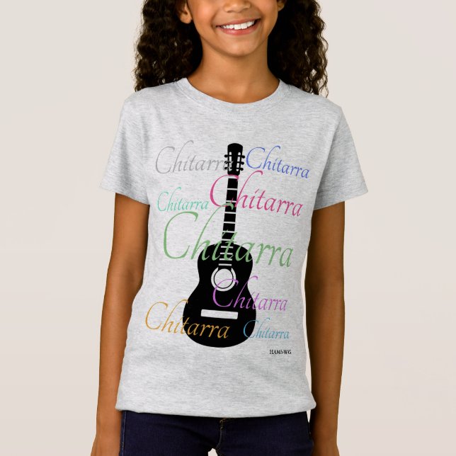 Camiseta HAMbyWG - Multi-Color - Chitarra (Frente)