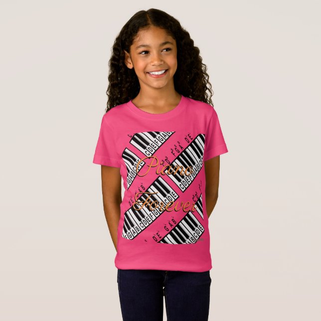 Camiseta HAMbyWG - T-shirt - Piano Forever (Frente Completa)