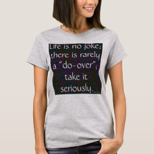 Camiseta HAMbyWG - T-Shirts - A vida não é Piada