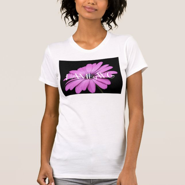 Camiseta HAMbyWG Violet Purple Daisy (Frente)