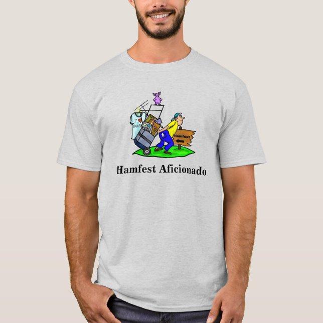 Camiseta Hamfest Aficionado T-shirt Personalize-A! (Frente)