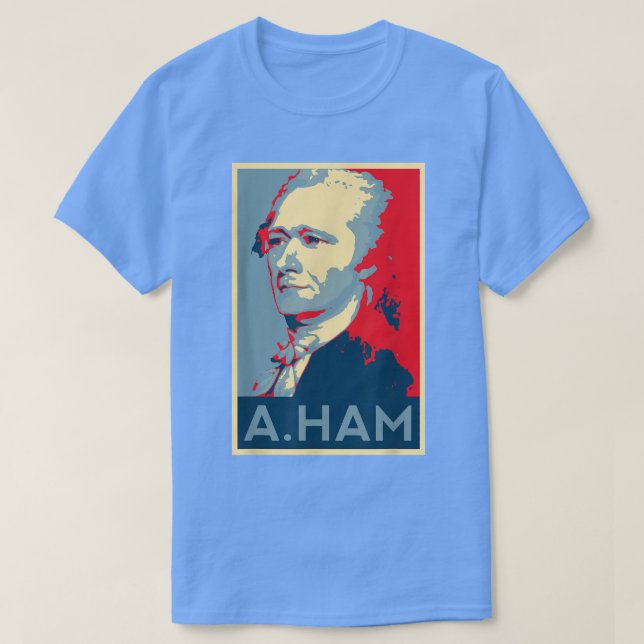 Camiseta Hamilton Art Retrait Style Men Wo (Frente do Design)