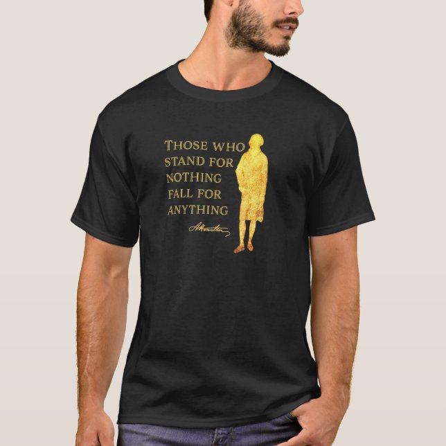 Camiseta Hamilton cita História Americana Mulheres Homens C (Frente)