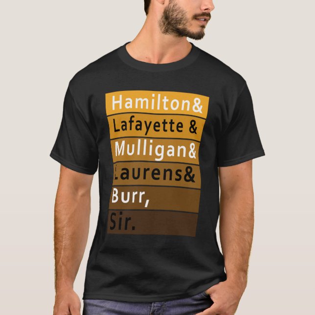 Camiseta Hamilton Laurens Lafayette_ Mulligan Bur (Frente)