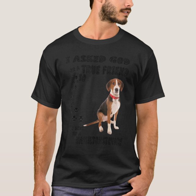 Camiseta Hamiltonstovare Mãe, Pai Sueco de Foxhound Hamilto (Frente)