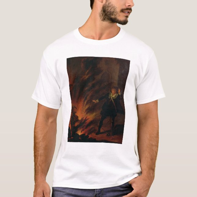 Camiseta Hamlet e o fantasma de seu pai (Frente)