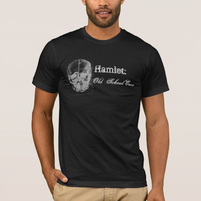 Camiseta Hamlet: Velha escola Emo (Frente)
