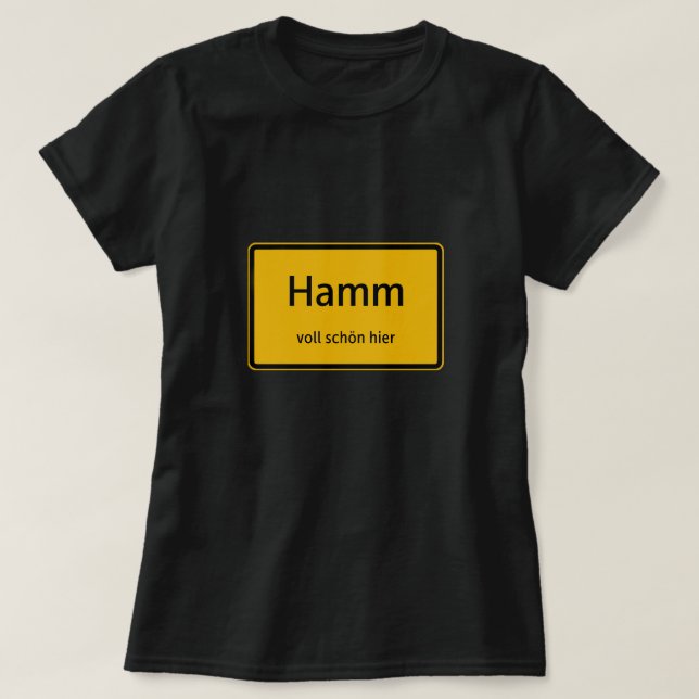 Camiseta Hamm Damen Frauen T-Shirt Tshirt Shirt (Frente do Design)